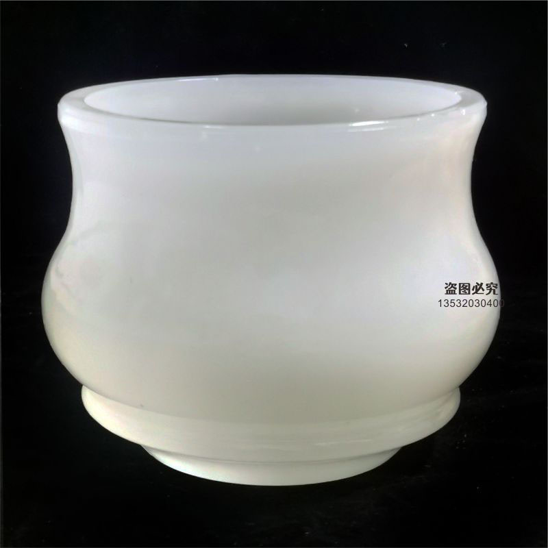 莲花碟子玉石灯托装饰灯具配件图片