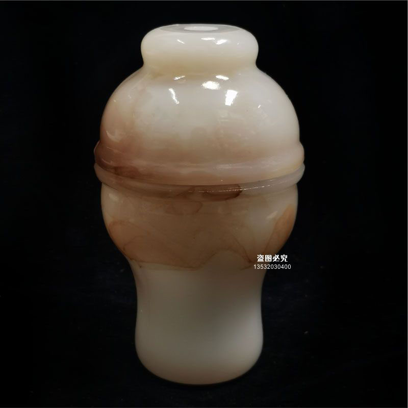 欧式风格二合大同玉石中柱锌合金灯具配件