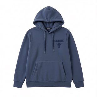 加绒连帽女士修身卫衣 带前兜植绒LOGO 青少年可穿冬季休闲连帽衫