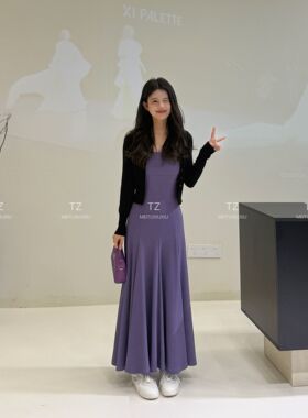 【婷子定制】~150小个子改版夏款修身显瘦步步生莲吊带连衣裙E15