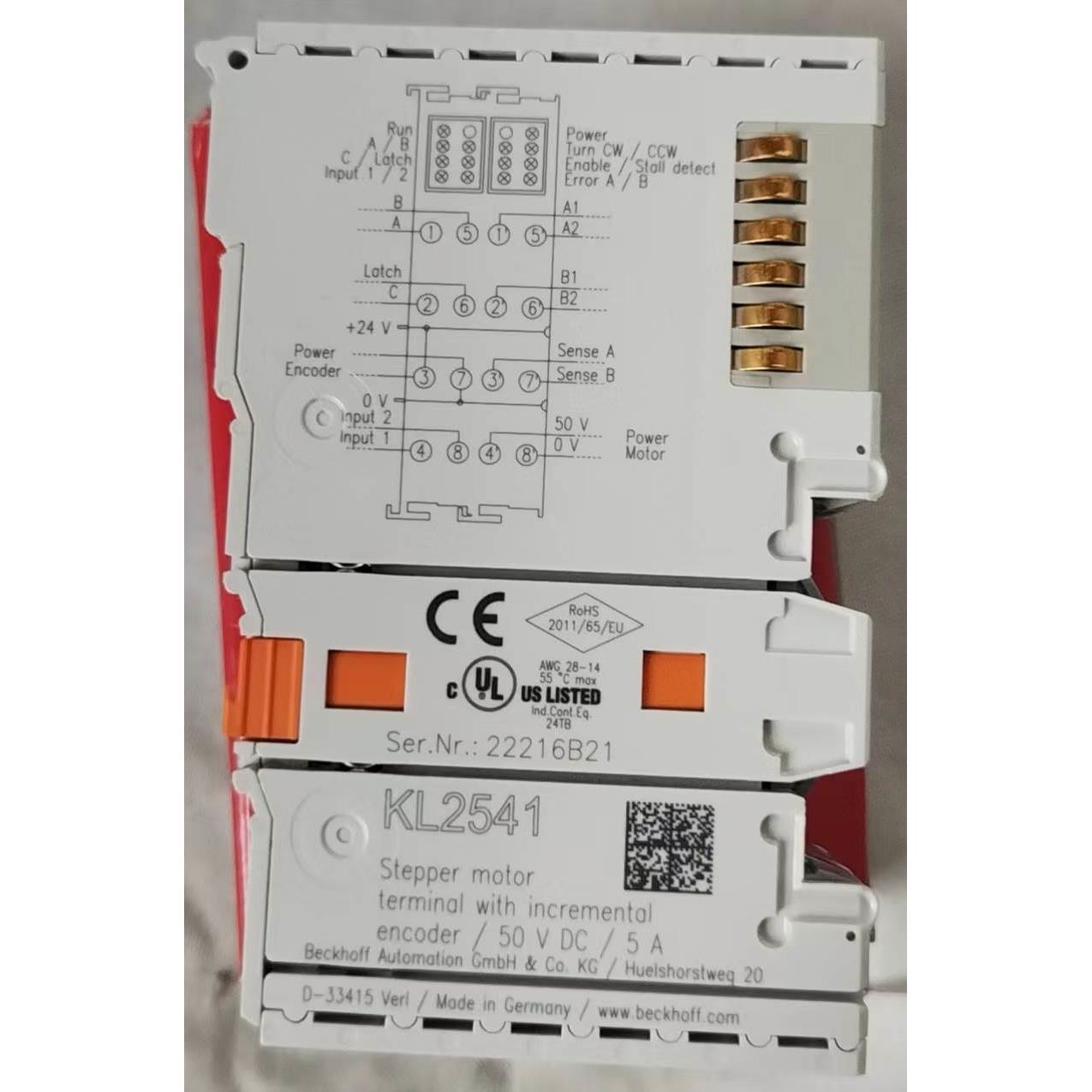 询价倍福BECKHOFF单通道运动接口带增量编码器步进电机模块 KL25-封面