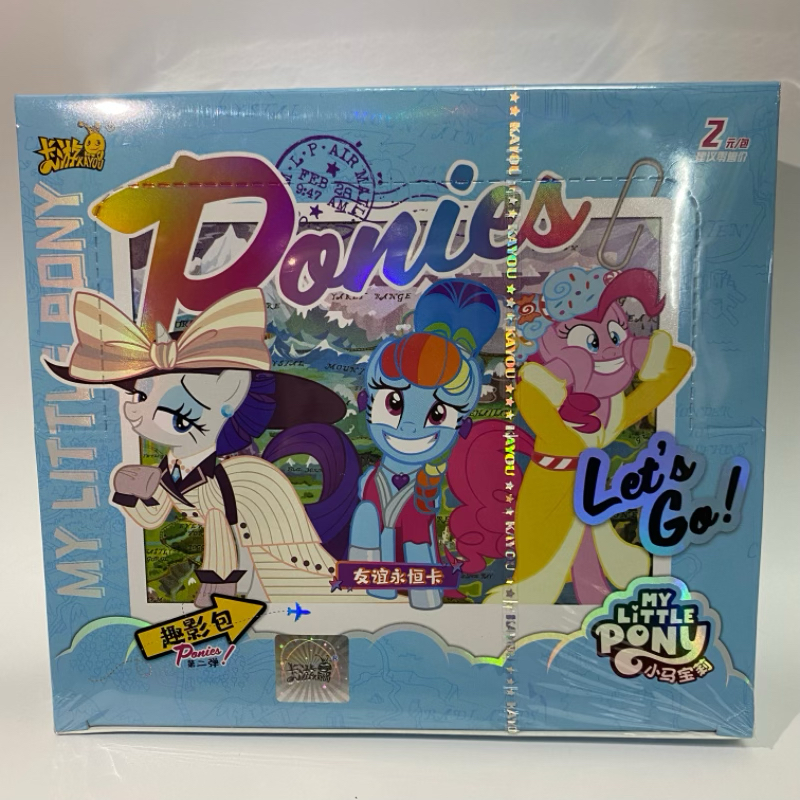 小马宝莉卡片 卡游正版趣影包第一弹第二弹CR卡公主女孩收藏 卡牌