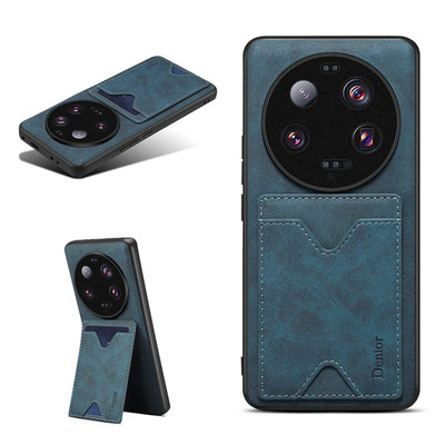 便携式插卡支架壳适用小米13Ultra手机壳卡包可放卡Xiaomi14ultra保护套装证件全包防摔带卡槽