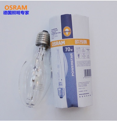 OSRAM 欧司朗金卤灯球泡 HQI-E 70W  100W 150W/ N投光灯灯泡