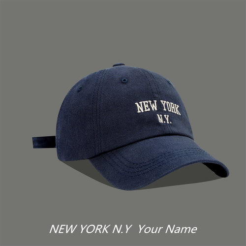 韩国潮牌水洗刺绣软顶棒球帽男