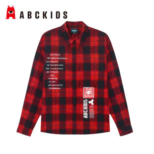 2023秋季 衬衫 新品 格子长袖 潮F132302249 男童纯棉秋装 abckids童装