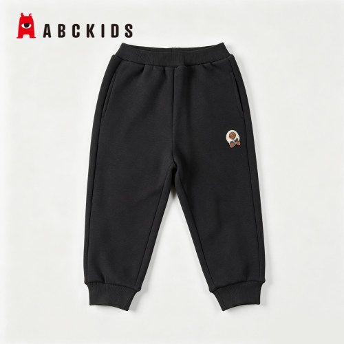 Abckids儿童加绒保暖运动卫裤