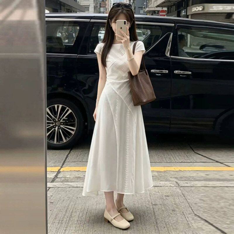 设计感高品质巨好看精致减龄显瘦小个子连衣裙女夏季海边度假长裙