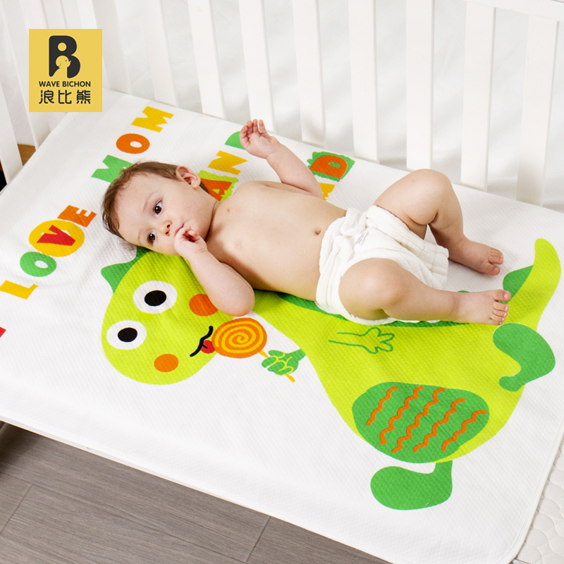 浪比熊隔尿垫纯棉防水可水洗