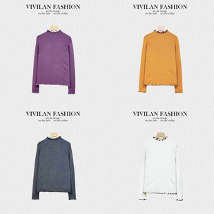 【专柜买手珠珠】【内搭王者】12针雪莱绒!特调色系列