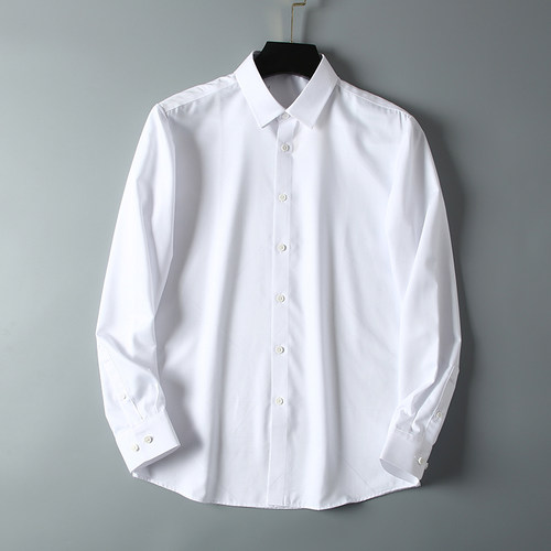 方领长袖商务休闲无缝衬衫实惠