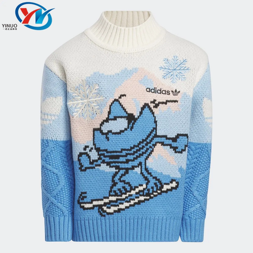 Adidas三叶草正品小童针织卫衣
