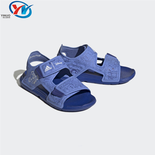 阿迪达斯 魔术贴露趾凉鞋 Swim 儿童沙滩鞋 HQ1280 Sandals Adidas