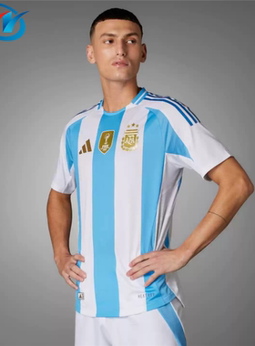 Adidas/阿迪达斯 阿根廷主场 球员版 男子运动休闲短袖球衣IP8388