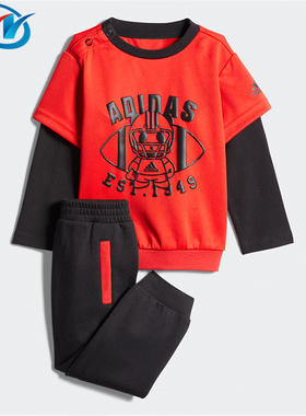 Adidas阿迪达斯男女婴童秋冬长袖套装DM7074 FK5856 4090 EH3660