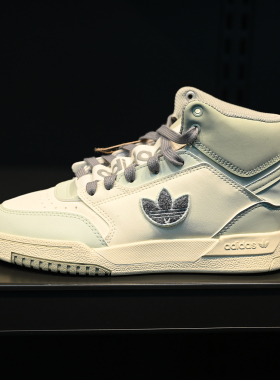 Adidas/阿迪达斯 三叶草 Drop Step 女子高帮复古休闲板鞋 HQ6948