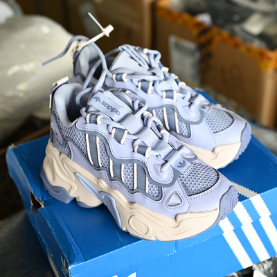 阿迪达斯三叶草女子厚底老爹鞋