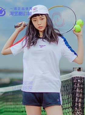 REEBOK/锐步运动休闲女子短袖T恤背心D78693 78699 DH1316 DN7309