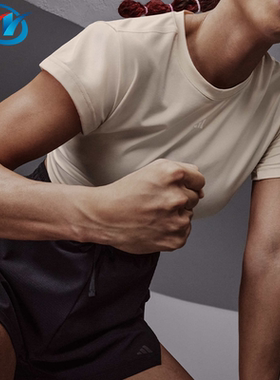 Adidas/阿迪达斯 女子圆领速干运动训练健身短袖T恤 IN6209 6208