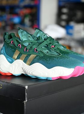 Adidas/阿迪达斯 Trae Young 3 男子缓震运动实战篮球鞋 IE9301