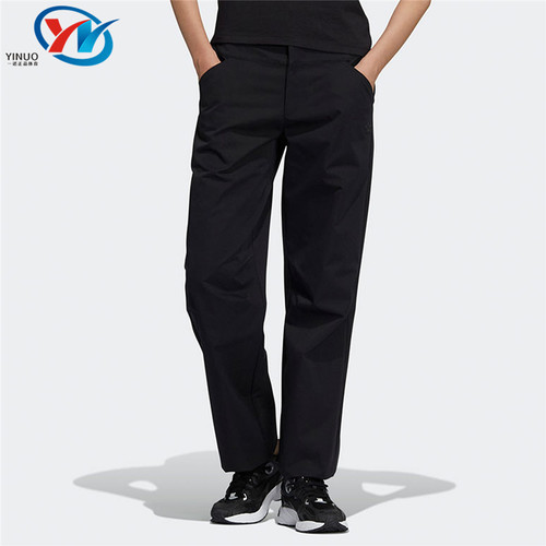 阿迪达斯女子宽松透气直筒长裤