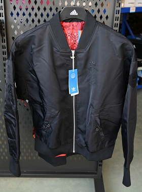 Adidas/阿迪达斯 三叶草 CNY 女子飞行员外套运动夹克棉服 HD0346