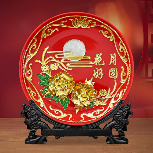 花好月圆摆件新婚礼物结婚送礼