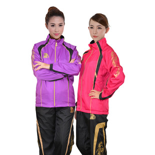 獬豸麒麟A运动套装秋冬季带绒武术太极教练表演男女中国风国潮服