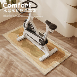 跑步机隔音减震垫子室内动感单车防滑地垫健身器械静音专用小地毯