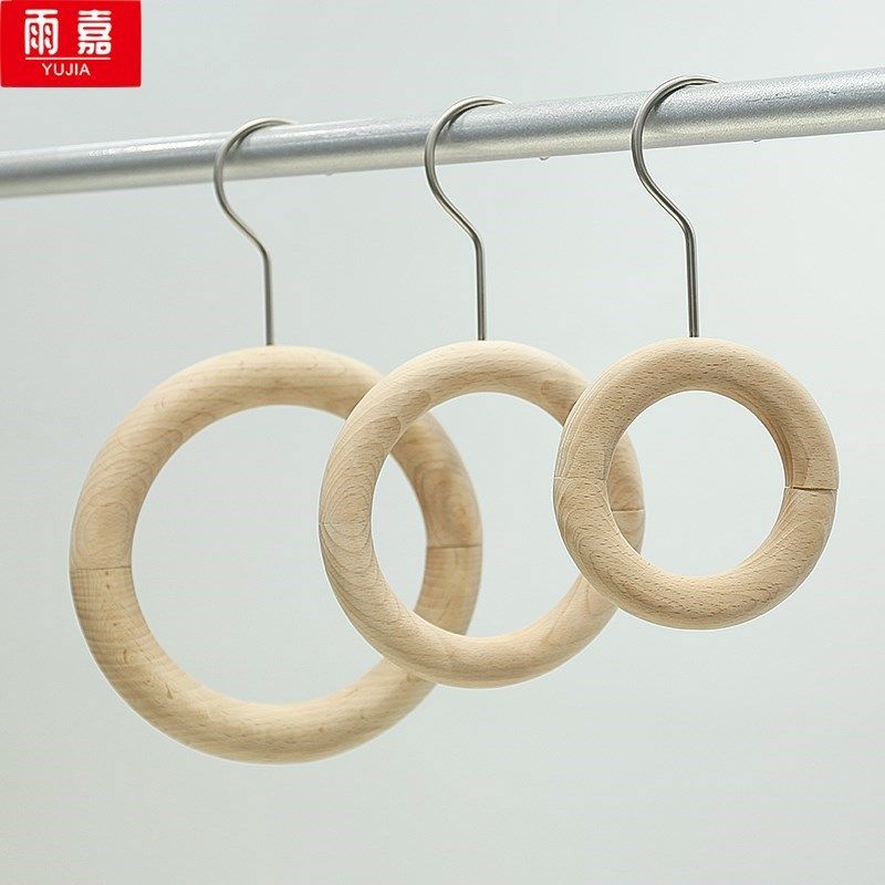 实木S型挂衣钩挂钩子吊环服装店原木色女装加长挂钩圆环裤环双头,商业/办公家具,挂钩,淘宝优惠券,粉丝福利购,淘宝优惠卷