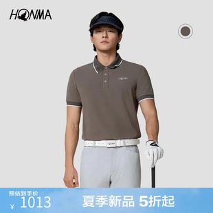 短袖 新款 男士 柔软舒适运动休闲 Polo衫 专业高尔夫 HONMA2025夏季