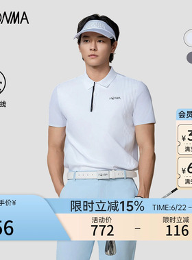 [专业高尔夫]HONMA夏季男士短袖Polo舒适贴身透气运动休闲