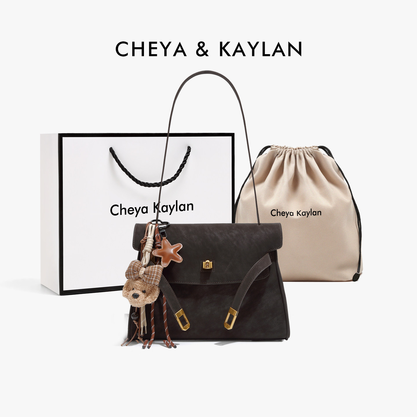 Cheya&Kaylan凯莉托特包包女2026新款腋下包通勤手提包单肩斜挎包,箱包皮具/热销女包/男包,腋下包,淘宝优惠券,粉丝福利购,淘宝优惠卷