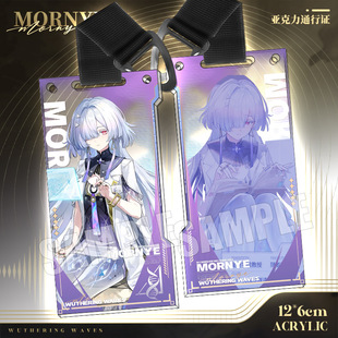 鳴氵朝游戏周边 莫宁 琳奈 陆赫斯 西格莉卡 亚克力通行证挂件