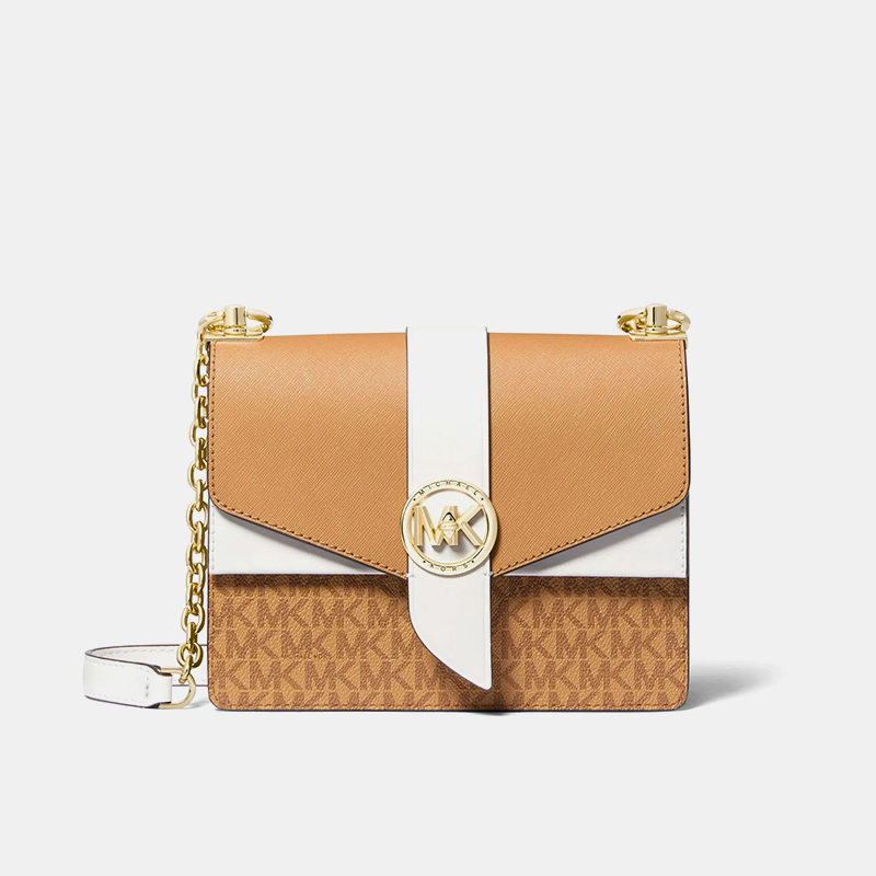 MK女士单肩斜挎包时尚百搭链条包
