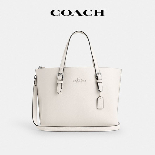 COACH/蔻驰Mollie纯色中号托特包