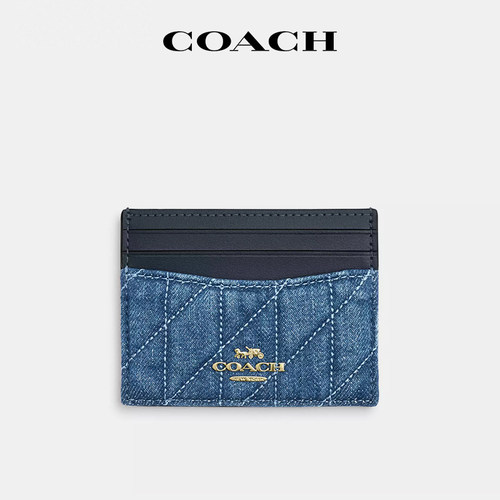 COACH/蔻驰牛仔布卡包证件包