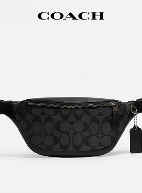 【国内现货】COACH/蔻驰Warren腰包复古老花潮流胸包斜挎包送男友