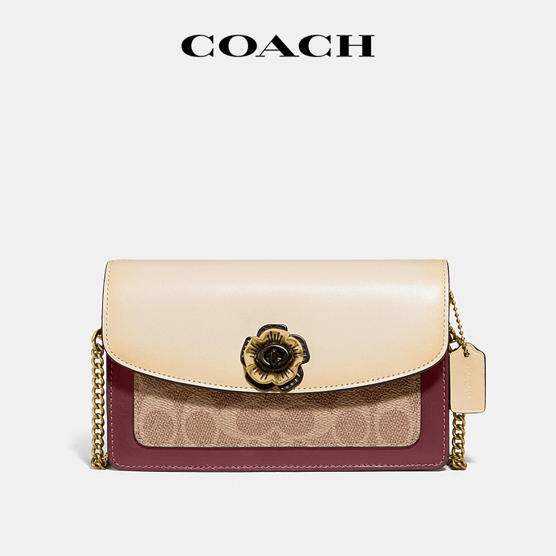 COACH/蔻驰山茶花单肩斜挎包