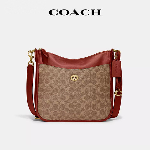 COACH/蔻驰Chaise时尚拼色斜挎包