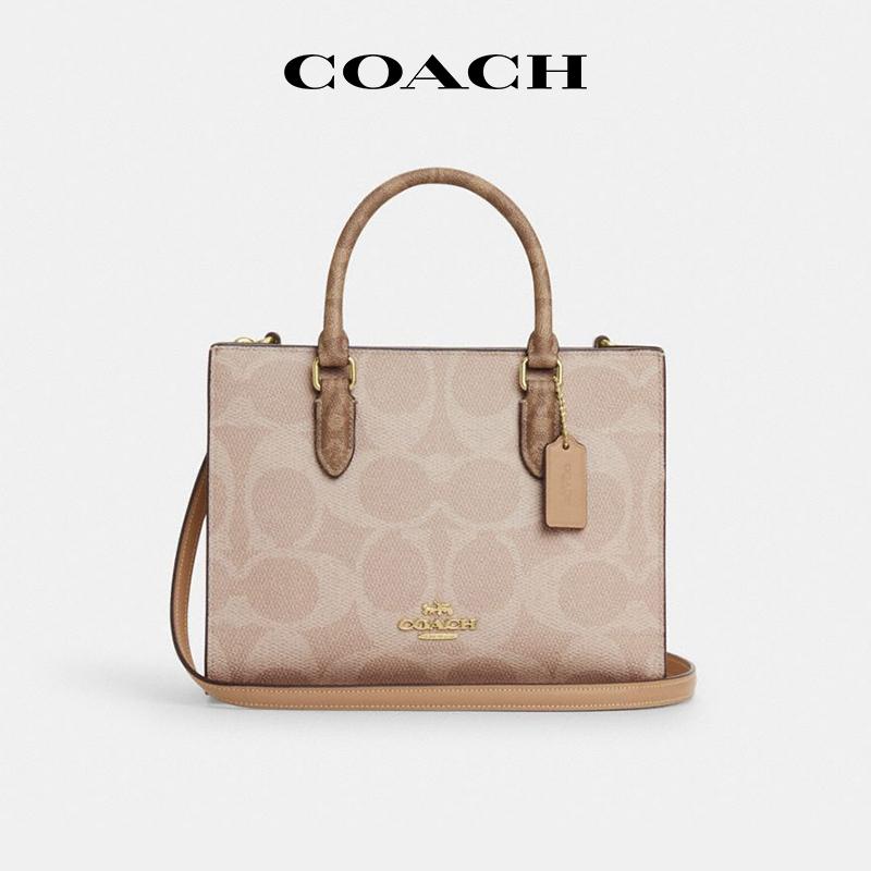 COACH/蔻驰Maggie老花方型托特包