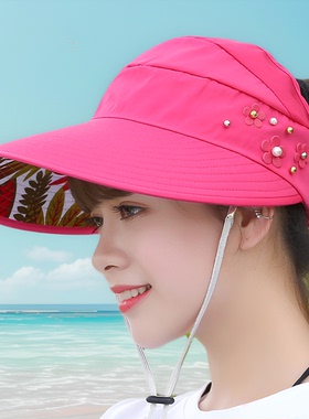 出游防晒帽防紫外线太阳帽韩版夏