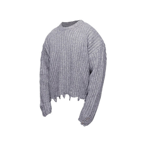 上衣针织衫boxyfit破坏