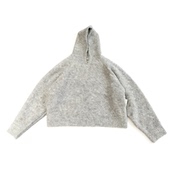 Basic annals羊毛混纺系列卫衣毛衣短宽上衣插肩袖 boxyfit超暖