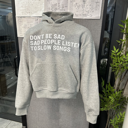 Basic annals美式复古做旧水洗卫衣boxy fit上衣立体秋冬新款外套