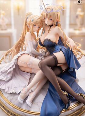 RX模玩代购［定金］Crystal Louts 卡提希娅，大小卡双人组雕像