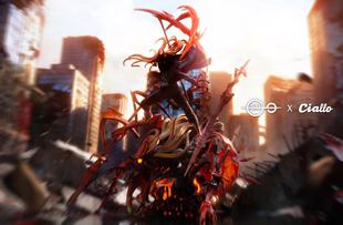 RX模玩代购先行赫拉工作室血之恶魔power雕像