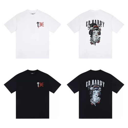 Trapstar 潮牌日系人物印花宽松打底衫T恤男女情侣休闲圆领短袖夏