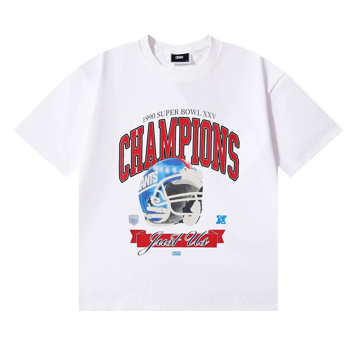 KITH 街头小众潮牌棒球帽印花男女情侣款宽松T恤短袖上衣夏季TEE