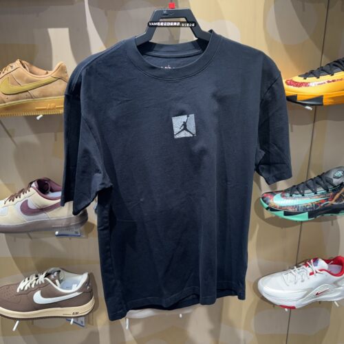 Nike耐克Jordan印花短袖T恤男圆领宽松运动黑色半袖 IF3065-010